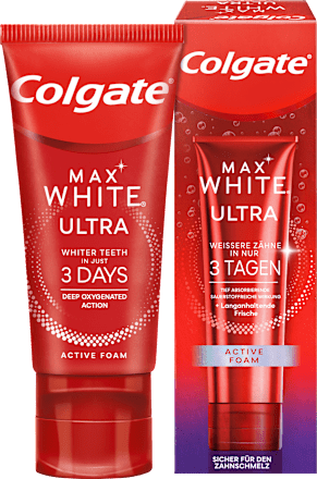Zahnpasta Max White Ultra Active Foam Colgate