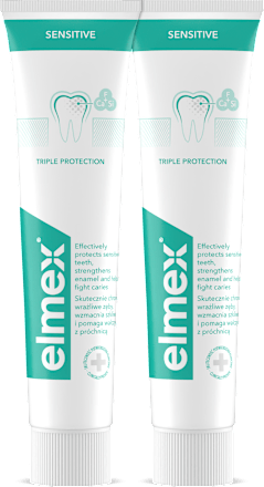 zubní pasta Sensitive Gentle White duopack elmex
