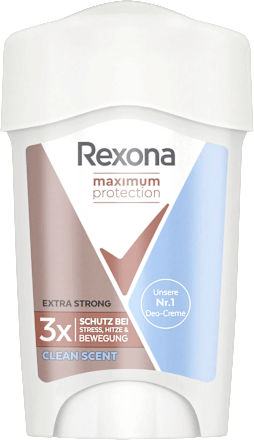 Antitranspirant Deocreme Maximum Protection Clean Scent Rexona