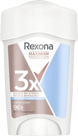 Antitranspirant Deocreme Maximum Protection Clean Scent Rexona