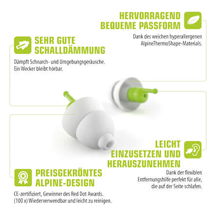 Ohrstöpsel Sleep Soft ALPINE