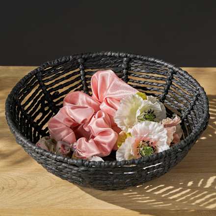 Bastkorb, rund (25 cm) Dekorieren & Einrichten