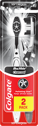zubní kartáček Max White Charcoal, měkký Colgate