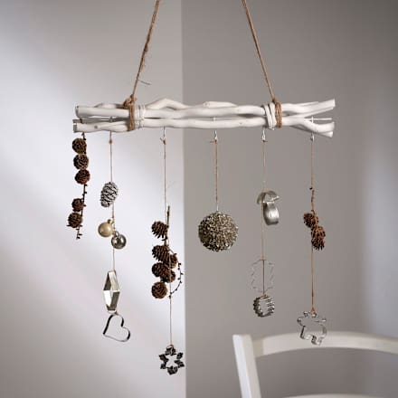 Holzbündel zum Aufhängen mit Haken für Deko  keine Marke