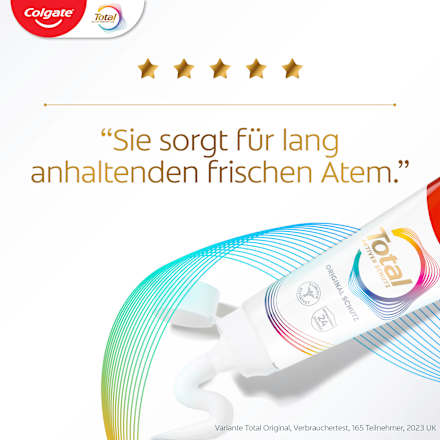 Zahnpasta Total Original, Reisegröße Colgate