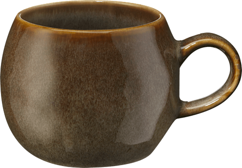 Kaffeebecher Jumbo Steingut braun Dekorieren & Einrichten