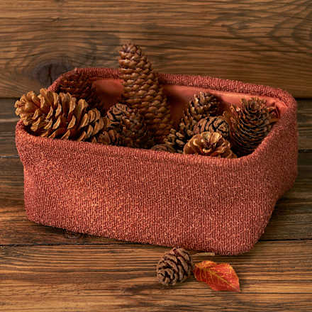 Stoffkorb rechteckig, braun Dekorieren & Einrichten