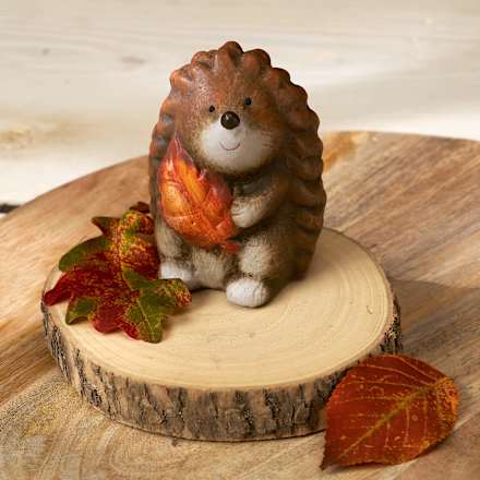 Keramikigel mit Blatt Dekorieren & Einrichten