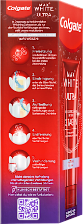 Zahnpasta Max White Ultra Active Foam Colgate