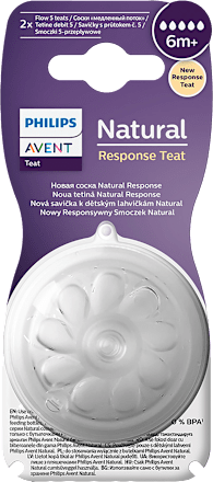 Cumeľ na fľašu Natural Response 5 - 6m+ PHILIPS AVENT
