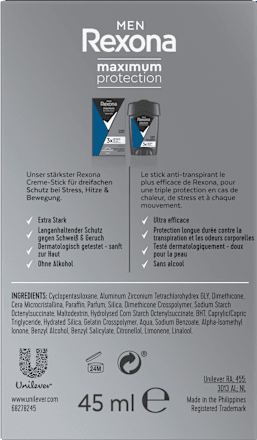 Max Protection Део крем Clean Scent Rexona men