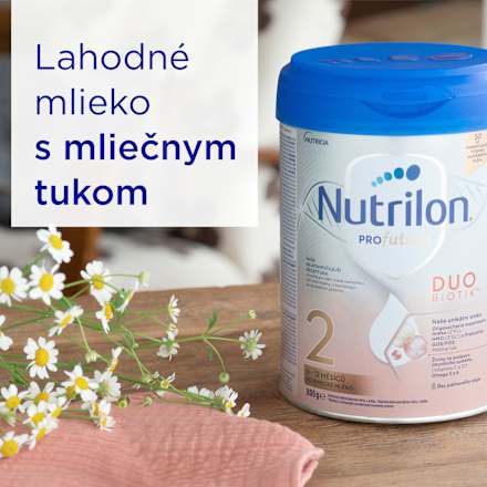 Následná dojčenská mliečna výživa Profutura DUOBIOTIK 2 Nutrilon
