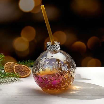Trinkglas, Christbaumkugel Dekorieren & Einrichten