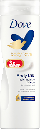 Körpermilch body love reichhaltige Pflege Dove