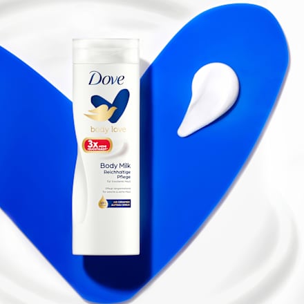 Körpermilch body love reichhaltige Pflege Dove