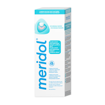 Ústna voda bez alkoholu meridol
