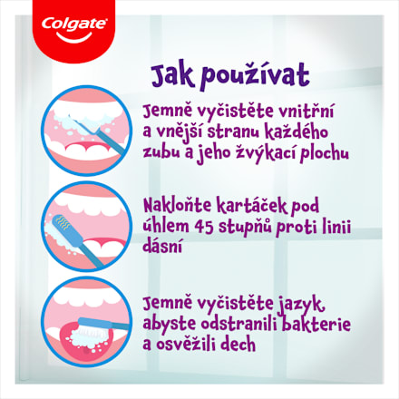 dětský zubní kartáček Kids Bluey 3-5 let Colgate