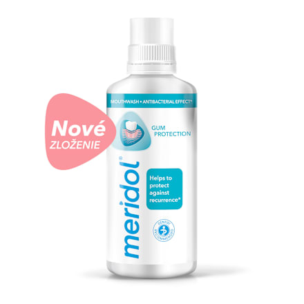 Ústna voda bez alkoholu meridol