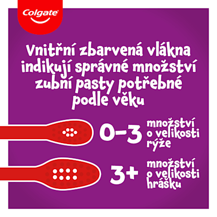dětský zubní kartáček Kids Bluey 3-5 let Colgate