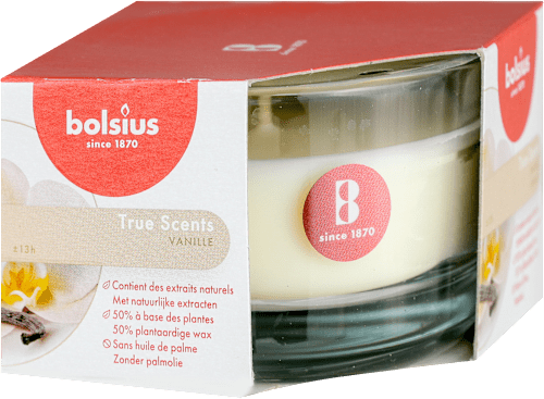 True Scents mirišljava sveća - vanila 80/70 bolsius