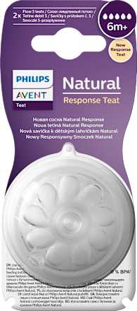 Cumeľ na fľašu Natural Response 5 - 6m+ PHILIPS AVENT