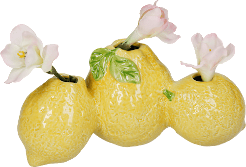 Vase aus Keramik "Lemon" (20,5x10,5x9,5 cm) keine Marke