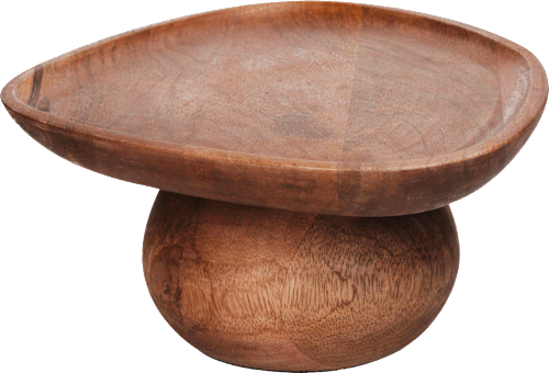 Ablage aus Holz mit Fuß (26x20x10,5cm) keine Marke