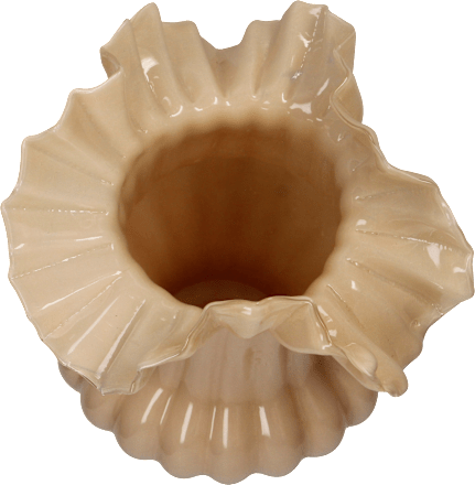 Vase Koralle aus Glas keine Marke