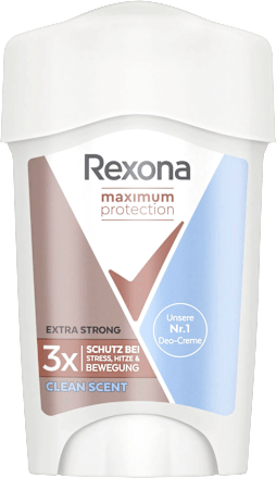 Antitranspirant Deocreme Maximum Protection Clean Scent Rexona
