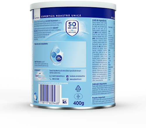 Lapte praf de început fără lactoză, 0-6 luni Aptamil