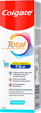 Fogkrém total junior 7-12 éveseknek Colgate