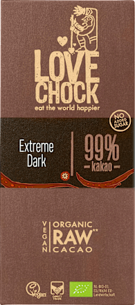 Schokolade Bio Extreme Dark LOVECHOCK