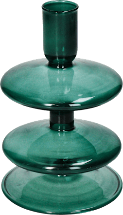 Stabkerzenhalter aus Glas jade keine Marke