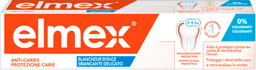 Dentifricio Protezione Carie Sbiancante Delicato elmex
