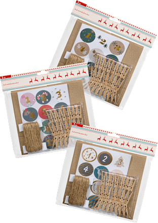 Adventskalender Set mit Tüten  Dekorieren & Einrichten