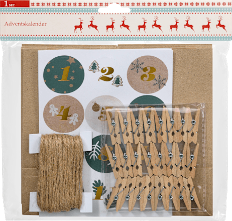 Adventskalender Set mit Tüten  Dekorieren & Einrichten