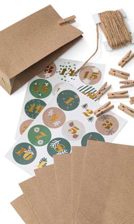 Adventskalender Set mit Tüten  Dekorieren & Einrichten