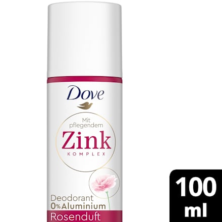 Deospray mit Zink Rosenduft Dove