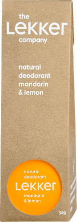 Natürliche Deodorant Creme Mandarine & Zitrone LEKKER