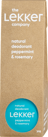 Natürliche Deodorant Creme Pfefferminz & Rosmarin LEKKER
