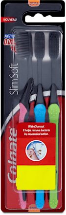 Perie de dinti  Slim Soft  Charcoal Colgate