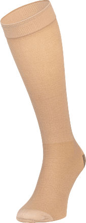 Kompressionsstrümpfe Größe M beige SolvaCare