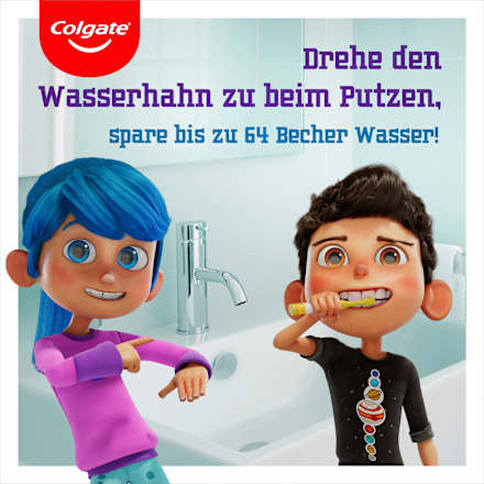 Zahnpasta Kinder, Junior Lächeln 6-12 Jahren Colgate