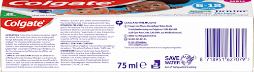 Zahnpasta Kinder, Junior Lächeln 6-12 Jahren Colgate