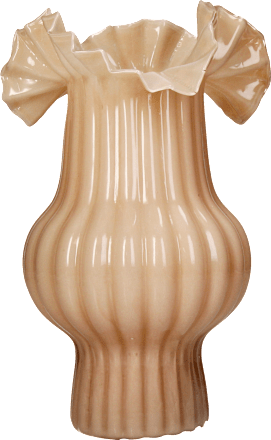 Vase aus Glas "Koralle", rosa (14x14x25 cm) keine Marke