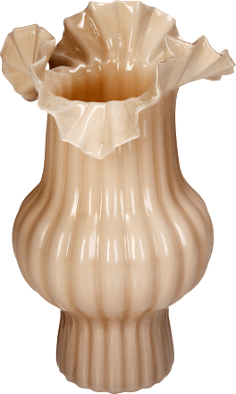 Vase aus Glas "Koralle", rosa (14x14x25 cm) keine Marke