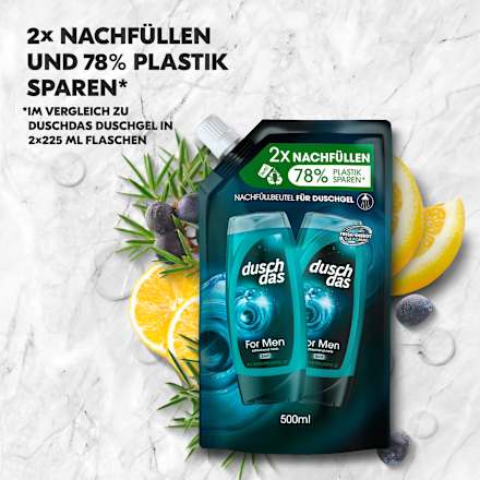 Duschgel for men Nachfüllpack duschdas