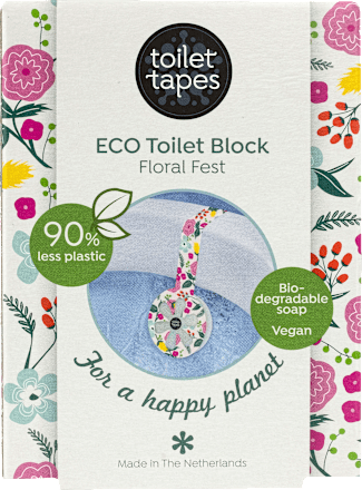 WC-Stein Toilet Block Floral Fest  toilet tapes ECO