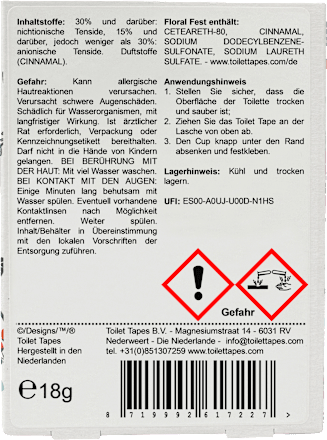 WC-Stein Toilet Block Floral Fest  toilet tapes ECO