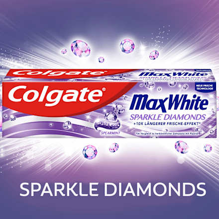 Zahnpasta Max White Sparkle Diamonds Colgate